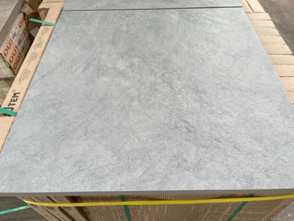 Feinsteinzeug Keramik Stone grau #2044 Terrassenplatte Outdoor 60x60x2 cm