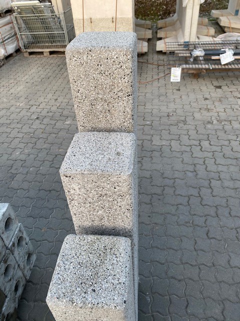 BetonPalisaden, Paliaden, Hangbestigung, Hochbeet bauen