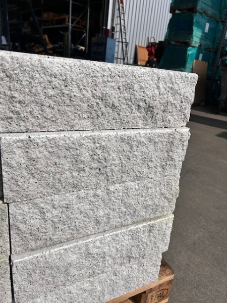 1B Trockenmauerstein Piccolo Maxi granit-weiss 50x18x15 cm (L/B/H) - Ausverkauft -
