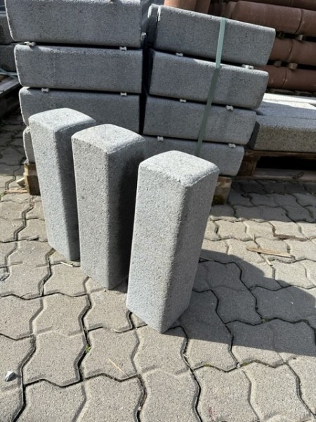 Pasand Palisade basaltanthrazit gestrahlt 12x12x40 cm