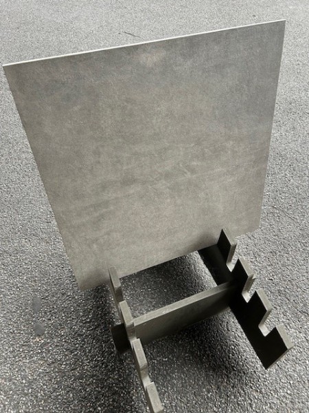 WW Bodenfliese Modern 60 x 60 cm, 8 mm stark grau-matt frostsicher